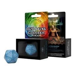 Кубик D20 Level Counter Blue & white Die (1) (20LEV06)