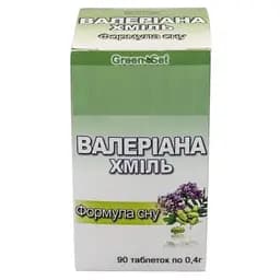 Валериана - Хмель - Формула сна GreenSet 90 таблеток