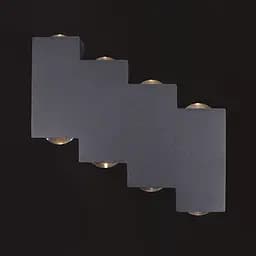 Підсвітка Brille фасадна LED 8W WW IP54 BK (AL-620/8) - мініатюра 7
