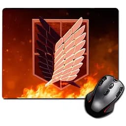 Ігрова поверхня Nextprint Лого Атака Титанів Logo Attack On Titan 300 х 250 мм (825553)