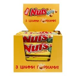 Упаковка батончиків NUTS 42 г х 24 шт - мініатюра 2