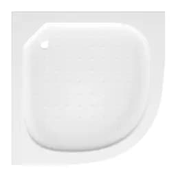 Душовий піддон Imprese 100x100x15 см напівкруглий в комплекті з сифоном s0941010R білий