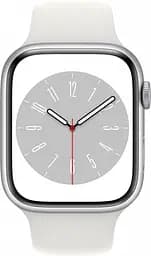 Смарт-годинник Apple Watch Series 8 45mm Silver Aluminum Case with White Sport Band (MP6N3) Б/В [164802] - мініатюра 2