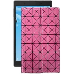 Чехол StatusCASE из экокожи для планшета Lenovo Tab 4 7 Essential TB-7304f Розовый ромб