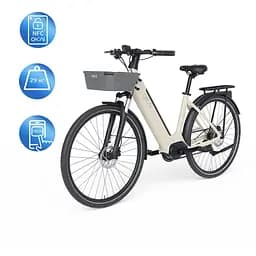 Електровелосипед OKAI EB10 Beige 28', 250(500)W, 14. 4Ah, 100km, 25km\h, NFC, App, 29kg