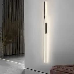 Настінний світильник WAND у чорному корпусі 100 см Line F Арт. WSG25/1000 BK - мініатюра 2