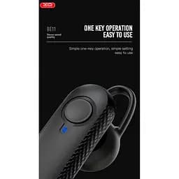 Бездротовий мононавушник гарнітура XO BE11 Bluetooth чорна - мініатюра 6