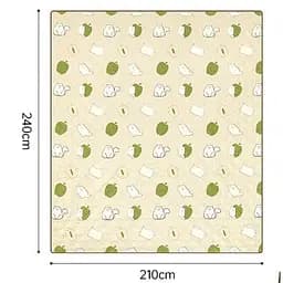 Килимок для пікніка Naturehike 210x240 CNK2350WS010, бежевий з котами - мініатюра 2