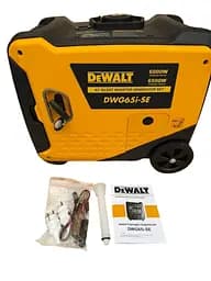 Інверторний бензиновий генератор-валіза з колесами DeWalt DWG65i-SE (6,0 -6.5 кВт) + електростартер