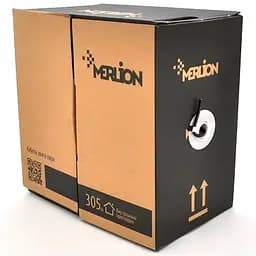 Кабель Voltronic Fortrek UTP 4х2х0,5мм, (CCA) для внутр. робіт, black, 305м