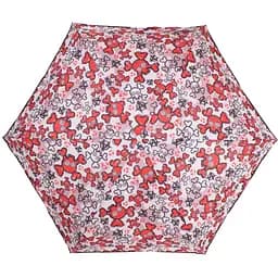 Жіноча складана парасолька механічна Nex 93 см рожева