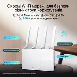 Asus Маршрутизатор ExpertWIFI EBR63 AX3000 4xGE LAN 1xGE WAN 1xUSB3.2 1xUSB2.0 MU-MIMO OFDMA MESH - мініатюра 3