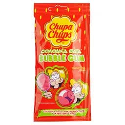 Жувальна гумка Chupa Chups Bubble Gum зі смаком полуниці, 11 г (931753)