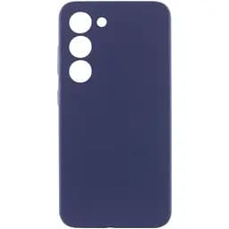 Чохол Lakshmi Silicone Cover Full Camera (AAA) для Samsung Galaxy S22 Темно-синій / Midnight blue