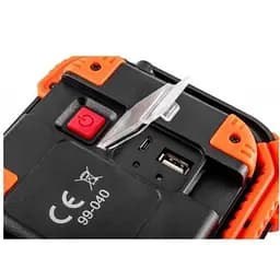 Прожектор Neo Tools акумулятор, 2600мАг, 3.7 Li-ion, 10 Вт + 3 Вт, 750+ 250 люме (99-040) - мініатюра 3