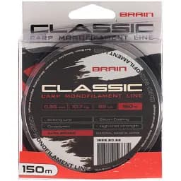 Волосінь Brain Classic Carp Line (dark brown) 150 м 0.35 мм 25 lb 10.7 кг - мініатюра 2