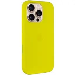Чохол Epik Silicone case AAA with Magsafe and Animation button для Apple iPhone 16 Pro 6.3 Star Fruit