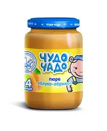 Упаковка пюре Чудо-чадо Яблуко і абрикос з цукром 1.02 кг (170 г х 6 шт.) - мініатюра 2