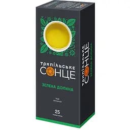 Чай Трипільське Сонце Зелена долина 37.5 г (25 шт. х 1.5 г)