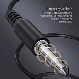 Навушники ColorWay 3.5 mm Wired Earphone UrbanBeat Black (CW-WD03BK) - мініатюра 5