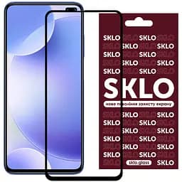 Захисне скло SKLO 3D для Xiaomi K30 / Poco X3 / X3 NFC / X3 Pro / Mi 10T/ Mi 10T Pro Чорний