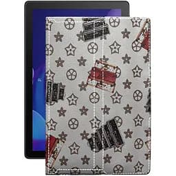 Чохол StatusCASE з екошкіри для планшету Alcatel 1T 10 (8091) Луі-Вітон-білий