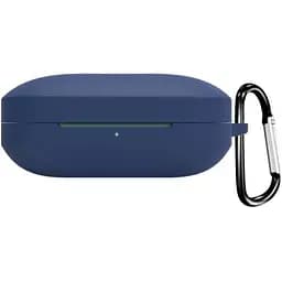 Чохол-накладка DK Silicone Candy Friendly із карабіном для OnePlus Buds Pro 2 (dark blue)