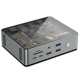 Перехідник HUB WIWU Matrix docking station 16in1 W1601 Gray - мініатюра 4