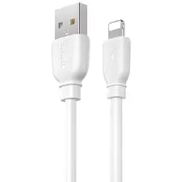 Кабель Remax Suji Pro USB 2.0 to Lightning 2.4A 1 м білий (RC -138i-w)