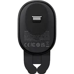 Автотримач із бездротовою зарядкою Baseus Stable Gravitational Wireless Charging Car Mount Pro Black (SUWX030001) [100041] - мініатюра 4
