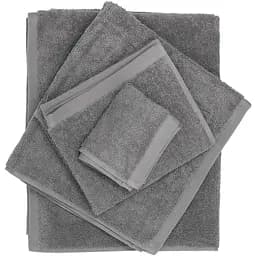 Рушник МВМ My Home Дотик 30x50 см сірий (BT-13 S GRAY) - мініатюра 4