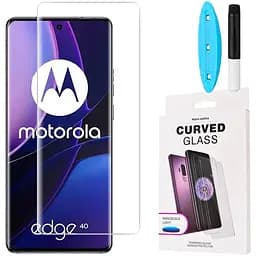 Защитное стекло DK для Motorola Edge 2023/Edge 40 UV Curved 017258 clear
