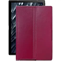 Чохол StatusCASE з екошкіри для планшету Sigma mobile Tab A1010 Neo Бордовий