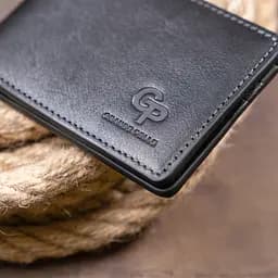 Шкіряне портмоне Grande Pelle 11х8х1 см acs0014770 - мініатюра 9