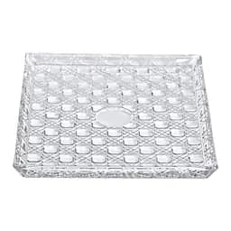 Блюдо для закусок Lirmartur скляне 24,5*20,5*2 см, hexagon Yiwu HP-YH-38 - мініатюра 3