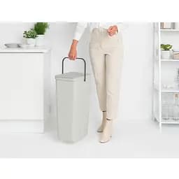 Відро для сміття Brabantia Sort&Go 40 л світло-сіре (214424) - мініатюра 7