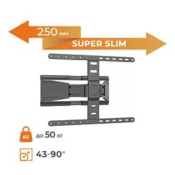 Кронштейн UniBracket Slim64 43" - 90" - мініатюра 2