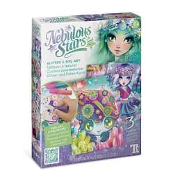 Набір для творчості Зоряні блискітки та фольга Nebulous Stars 11011, 3 шаблони