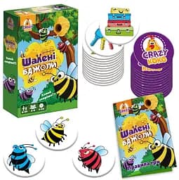 Гра настільна Vladi Toys, розважальна, Шалені бджоли (українською)