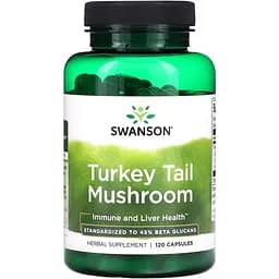 Натуральна добавка Swanson Turkey Tail Mushroom 500 mg 120 капсул