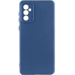Чехол TPU GETMAN Liquid Silk Full Camera для Samsung Galaxy A56 5G Синий / Navy Blue