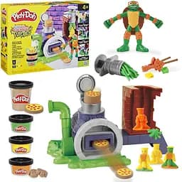  Набір для творчості Hasbro з масою для ліплення Play-Doh Черепашки-ніндзя: Піца-атака(G1829) - мініатюра 4