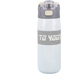 Термос спортивний TO YOUTH 680 мл з мундштуком, білий Yiwu HP-14-54W