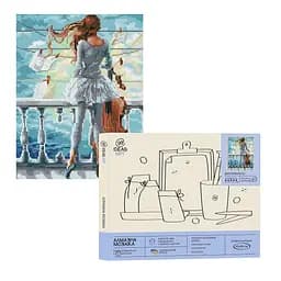 Набір з алмазною мозаїкою "Витонченість", 40*50 см, IDEA2-CK2562