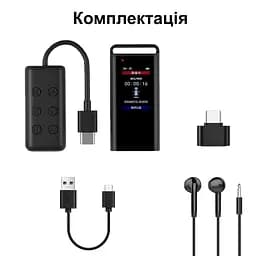 Міні диктофон брелок на 30 годин запису з шумозаглушенням та LCD екраном Savetek GS-R87, 32 Гб пам'яті (101147-32) - мініатюра 6