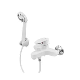 Змішувач для ванни Plamix Cezar-009 Euro SET white PM0692 Білий