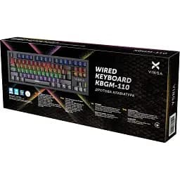 Клавіатура Vinga KBGM-110 Black [128782] - мініатюра 6
