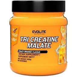 Креатин Evolite Nutrition Tri Creatine Malate 300 г Апельсин