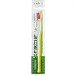 Зубна щітка Medosan SmileCare Medium Green