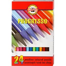 Карандаши цветные Koh-i-Noor Progresso без древесины 24 шт. (875802)